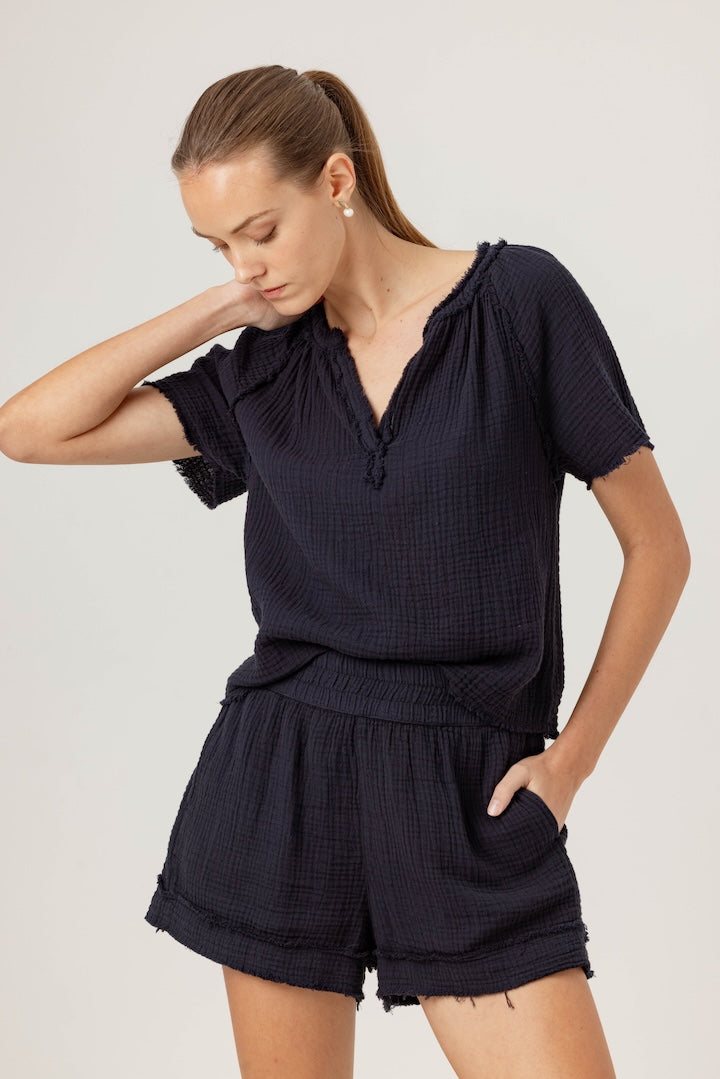 GAUZE FULLER SHORTS