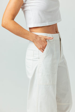 We Are Sundays Women's HERRINGBONE TWILL SAWYER PANT