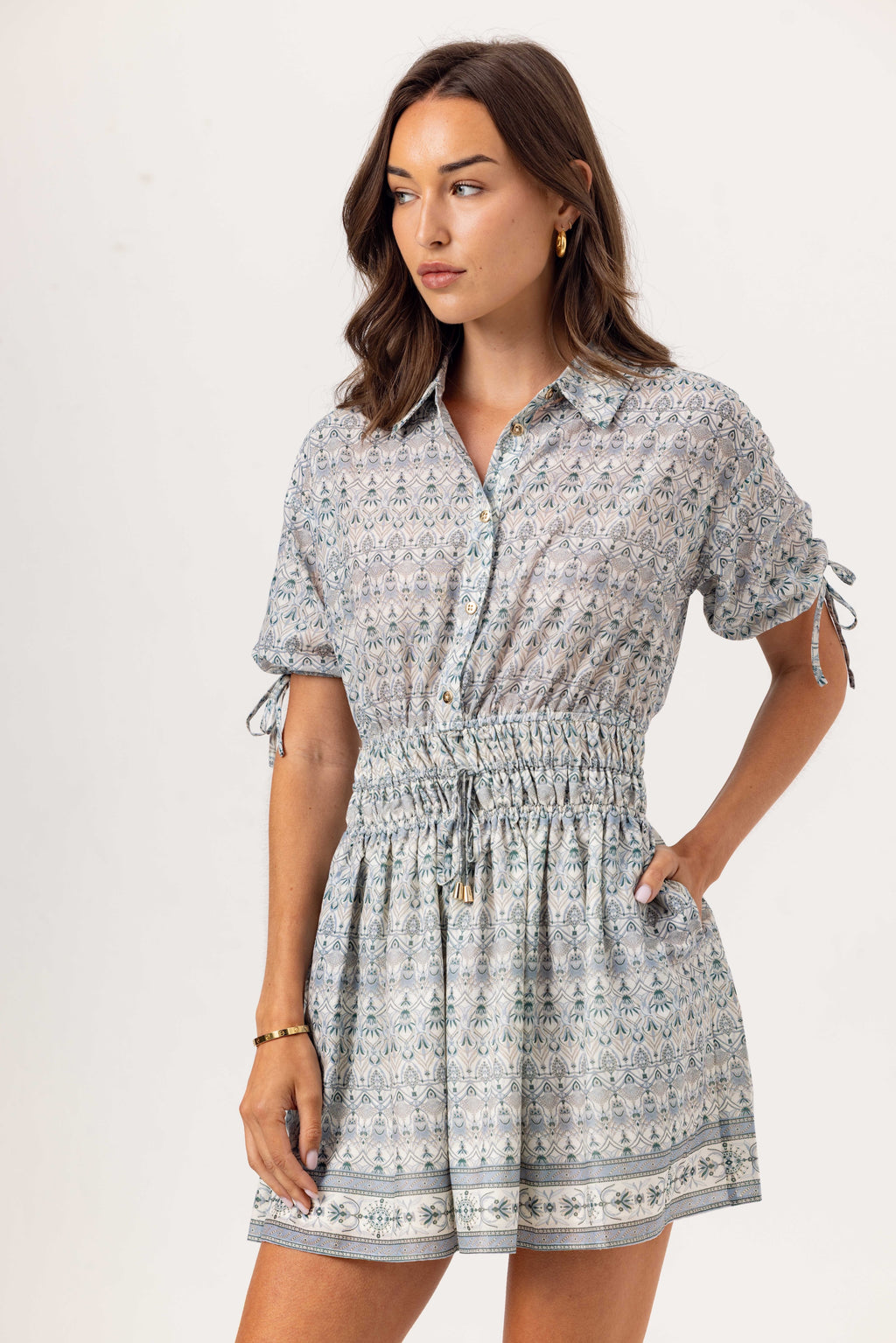 isa cotton dress NWT!!! Banana Republic RT$170 White Isa Cotton Poplin Cutout Flare Midi  Dress 2R