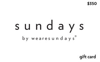 We Are Sundays Women's Sundays E-Gift Card $350.00
