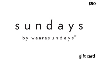 We Are Sundays Women's Sundays E-Gift Card $50.00
