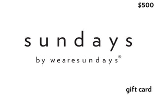 We Are Sundays Women's Sundays E-Gift Card $500.00