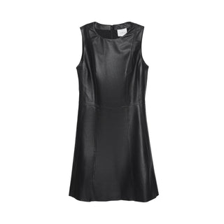 LEATHER CLAUDE DRESS