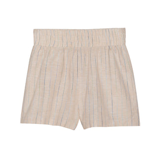 We Are Sundays Women's STRIPE LINEN FULLER SHORTS