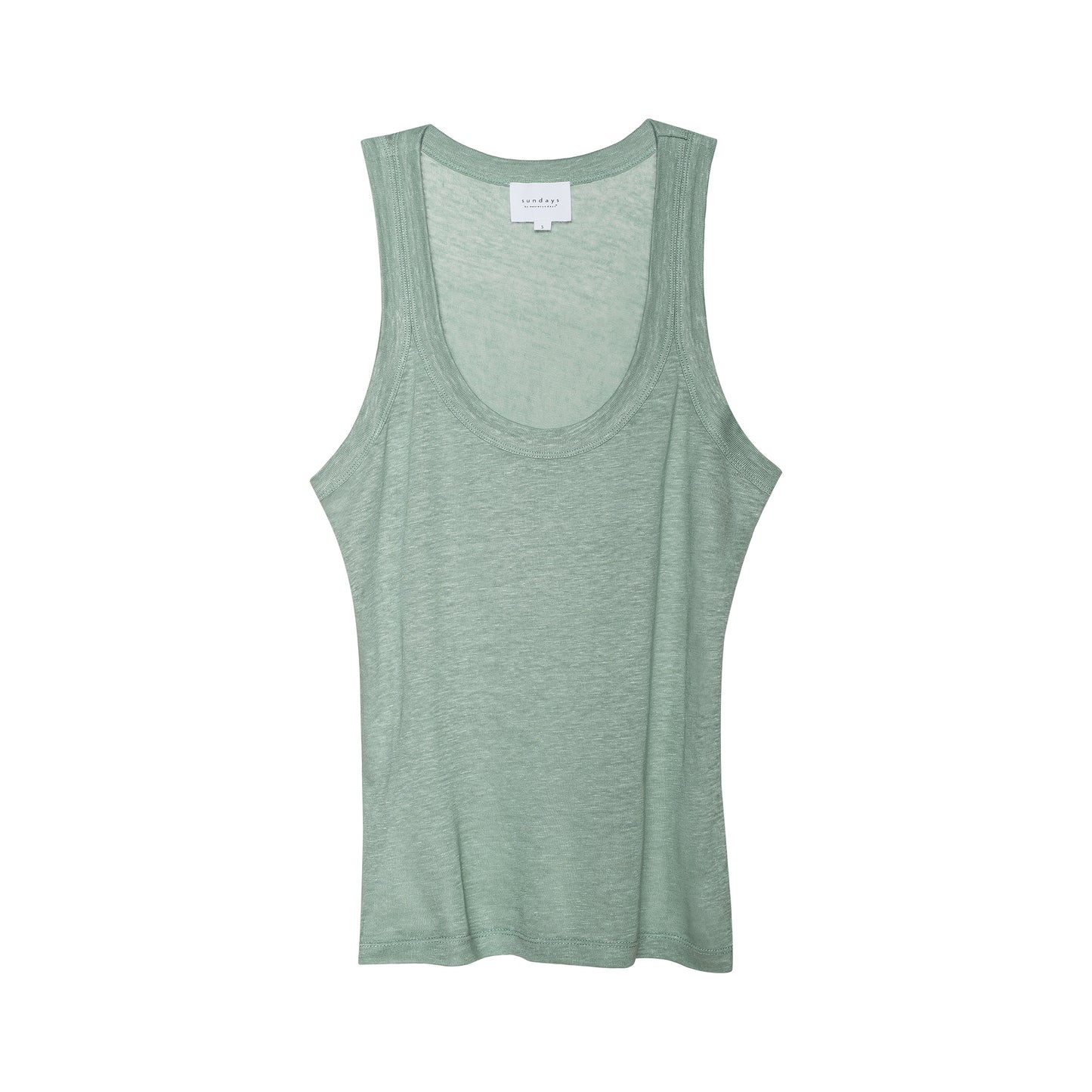 Introducing the Linen Danny Tank - the Danny tank you know and love now in luxurious linen. Experience the elevated fit and casual look of the plunging u-neck. Perfect for layering or wearing alone, this tank exudes effortless elegance and versatility.