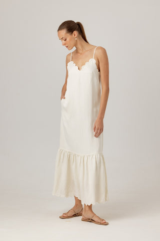 We Are Sundays Women's AMYA DRESS WHISPER WHITE