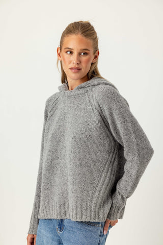 We Are Sundays Women's AVERY SWEATER CASHMERE GREY
