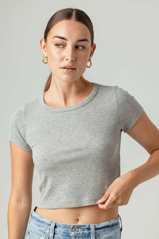 We Are Sundays Women's BROTHER TEE HEATHERED GREY