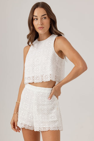 We Are Sundays Women's LACE JAME SHORTS