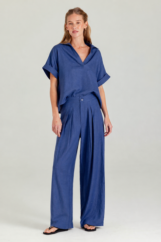 We Are Sundays Women's LINEN VERA TOP