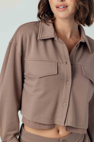 We Are Sundays Women's CLARKE SHIRT MOCHA