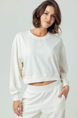 We Are Sundays Women's CORALIE SWEATSHIRT COCONUT MILK