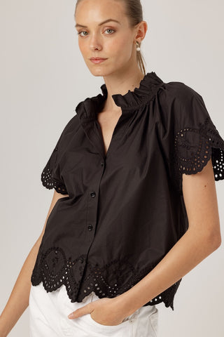 We Are Sundays Women's CORINNE SHIRT BLACK