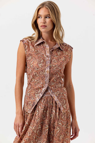 We Are Sundays Women's ARLYN SHIRT FLORAL VINE