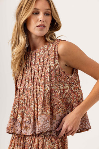 We Are Sundays Women's LUMI TOP FLORAL VINE
