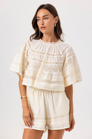 We Are Sundays Women's ESSA TOP WHISPER WHITE