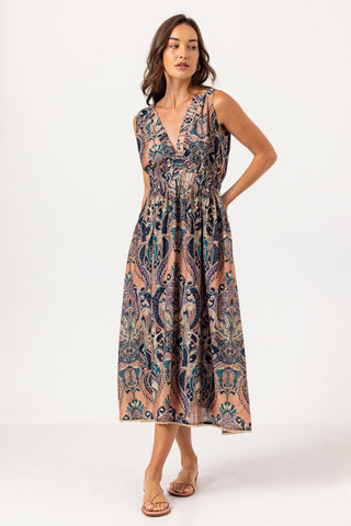 We Are Sundays Women's MOSAIC ALMA DRESS SPICE MOSAIC