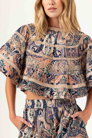 We Are Sundays Women's MOSAIC ESSA TOP