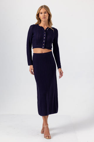 We Are Sundays Women's CLARA SKIRT NAVY