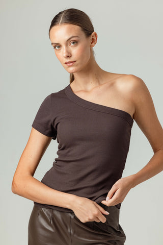 We Are Sundays Women's DELTA TEE CHOCOLATE