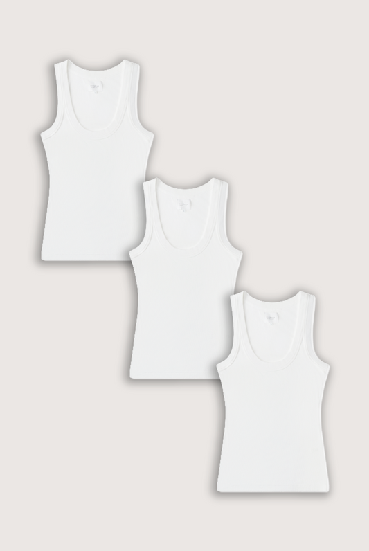 DANNY TANK BUNDLE - CLASSIC WHITE