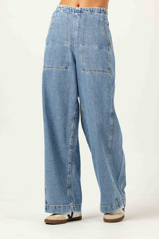 We Are Sundays Women's DENIM PORTER PANTS