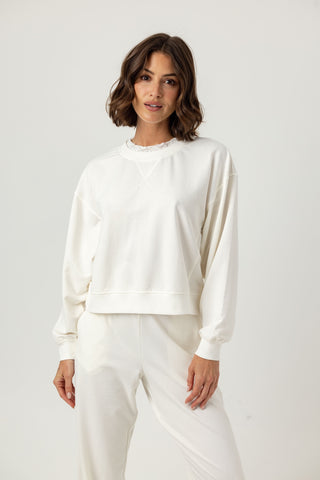 We Are Sundays Women's HARLOWE PULLOVER COCONUT MILK