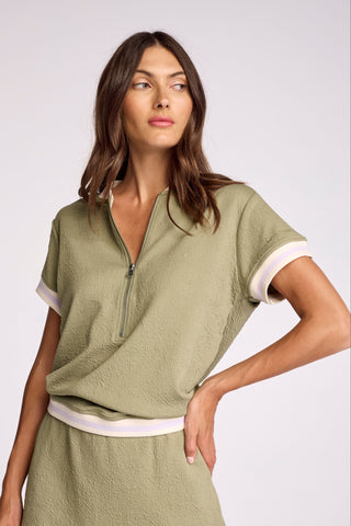 We Are Sundays Women's ISLA PULLOVER VINTAGE MOSS GREEN