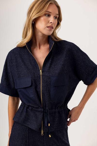 Lysse Jacket - Bouclé Knit Peplum Jacket | We Are Sundays