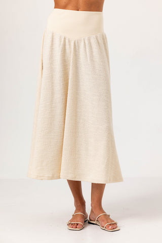 We Are Sundays Women's SAPHIRE SKIRT COCONUT MILK