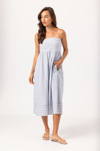 We Are Sundays Women's SLATE STRIPE KENNY DRESS