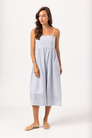 We Are Sundays Women's SLATE STRIPE KENNY DRESS