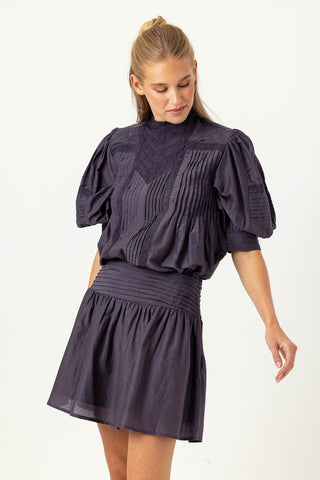 We Are Sundays Women's MADELINE SKIRT AUBERGINE