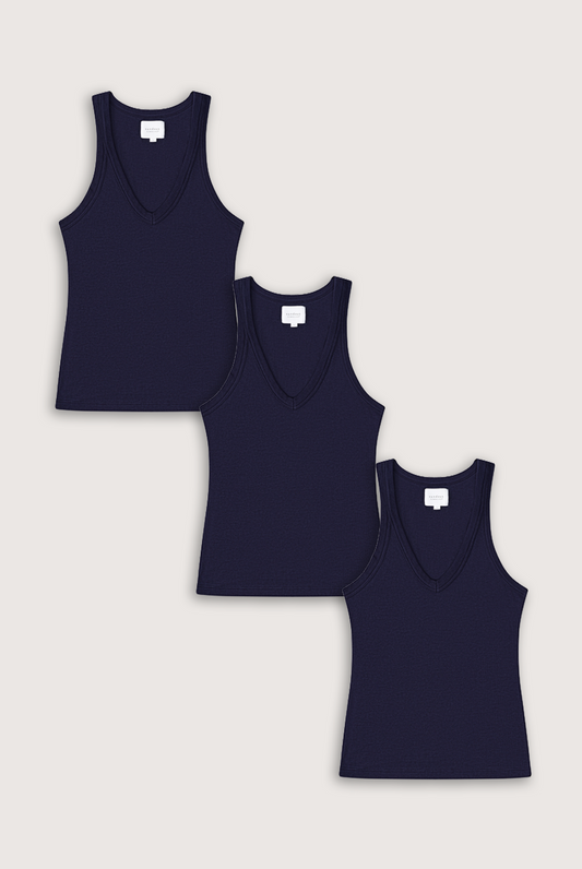 MICK TANK BUNDLE - CLASSIC NAVY