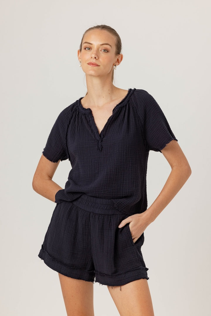 GAUZE FULLER SHORTS