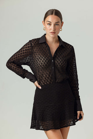 We Are Sundays Women's REECE SHIRT BLACK