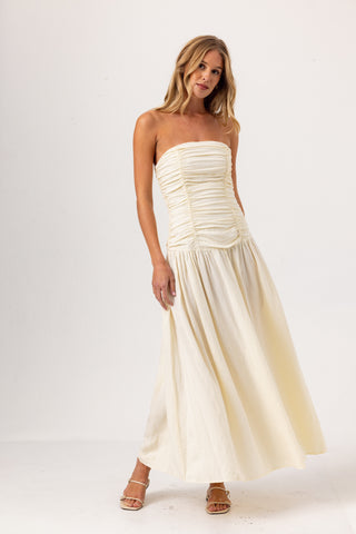 We Are Sundays Women's SAVANNAH DRESS WHISPER WHITE