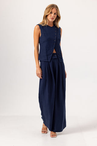 We Are Sundays Women's ZINNIA PANTS NAVY