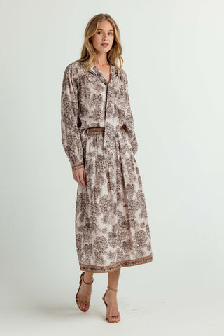 We Are Sundays Women's PARCHMENT GARDEN SYLVAN BLOUSE