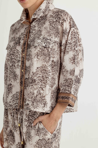 We Are Sundays Women's PARCHMENT GARDEN SIMONA SHIRT