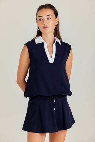 We Are Sundays Women's JULIA TOP NAVY