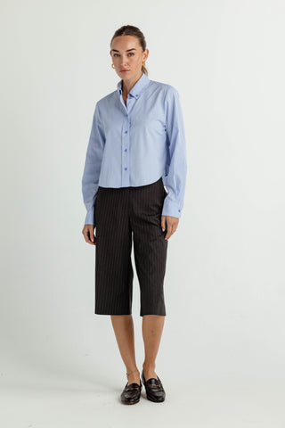 We Are Sundays Women's OXFORD STRIPE LEXIE SHIRT