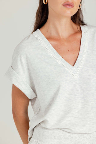 We Are Sundays Women's BLYTHE PULLOVER LIGHTHEATGREY