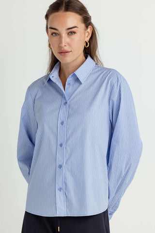 We Are Sundays Women's CAMBRIDGE STRIPE JUDE SHIRT