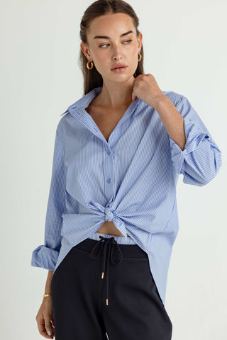 We Are Sundays Women's CAMBRIDGE STRIPE JUDE SHIRT