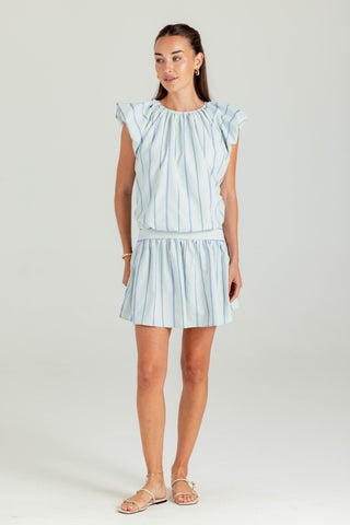 We Are Sundays Women's NANTUCKET STRIPE KATIA SKIRT NANTUCKET STRIPE