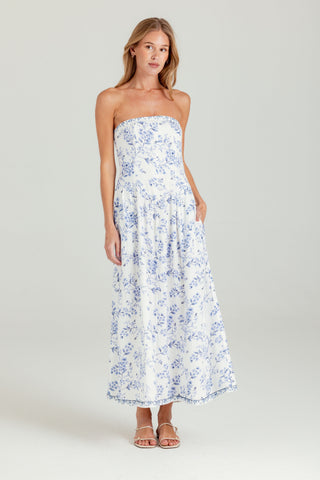 We Are Sundays Women's DUNE DRESS AZURE BLOOM PRI