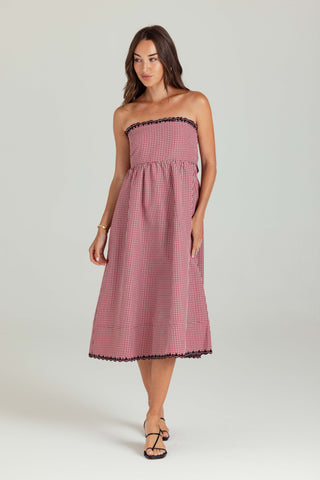 We Are Sundays Women's PLAID LOGEN DRESS