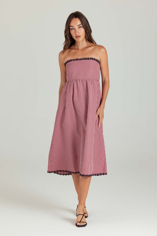 We Are Sundays Women's PLAID LOGEN DRESS