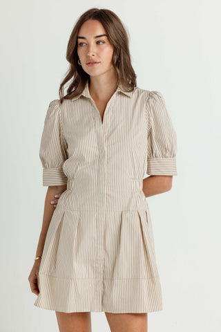 We Are Sundays Women's BRIDLE TICKING STRIPE MAISIE DRESS